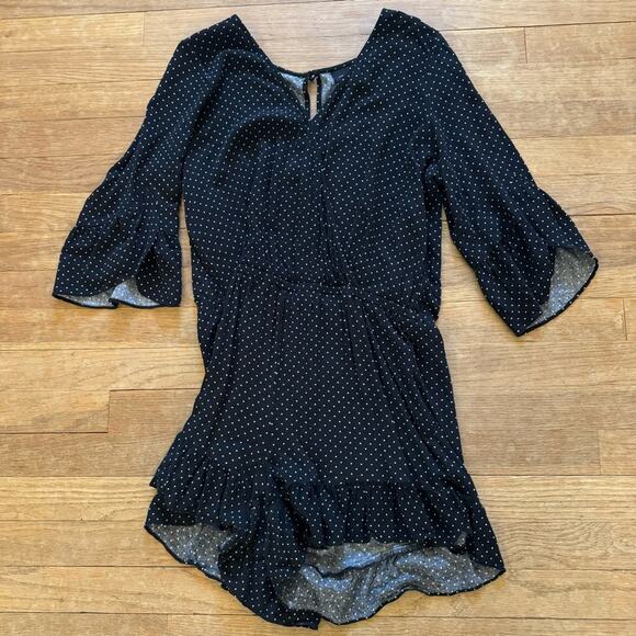 Who What Where black white romper size small S b26 - Picture 1 of 4